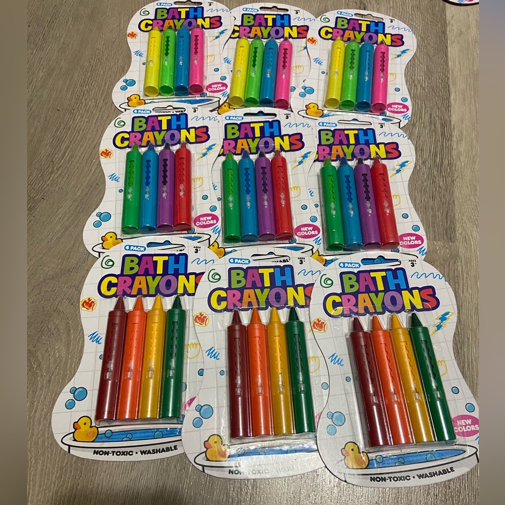 Bath crayons 6 packs NWT - Picture 2 of 6